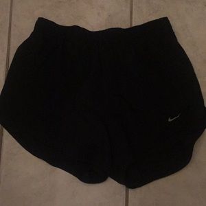 All black nike shorts